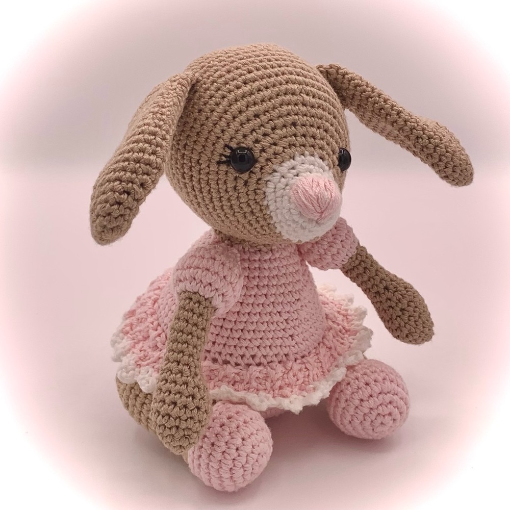Handmade Bunny Crochet Doll, Bunny doll toy Stuffed animal toy